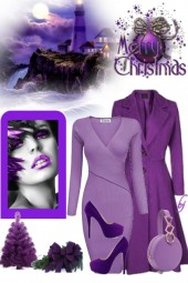 A Purple Monochromatic Christmas