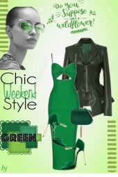 Chic Weekend Style in Green