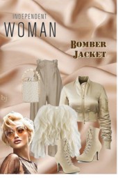Independent Woman--Bomber Jacket