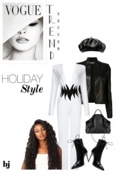 Holiday Style in Black and White