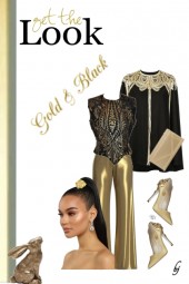 Get the Look--Gold and Black
