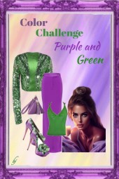 Color Challenge--Purple and Green