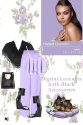 Digital Lavender--Black Accessories