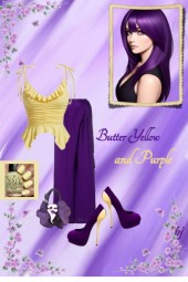 Butter Yellow and Purple