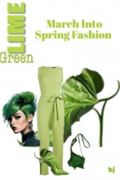 March Into Spring Fashion in Lime Green