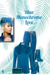 Blue Monochrome Love