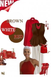 Brown, White, Red