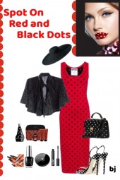 Spot On--Red and Black Dots