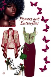 Flowers and Butterflies