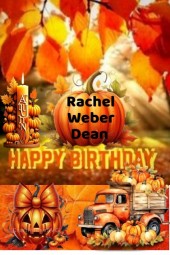 Happy Birthday Rachel Weber Dean!!