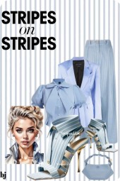 Blue Stripes on Stripes