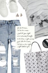 Get The Look. Street style grey