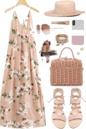Get The Look. Floral maxi dress