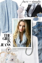 pure &amp; simple.....the girl in jeans