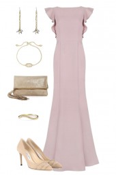 Pink elegant dress