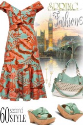 Spring Fashion ~ Coral &amp; Mint