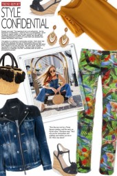 Style Confidential ~ Denim Jacket &amp; Tropical Pants