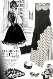 Elements of Style: Black &amp; White   Pattern Mixing