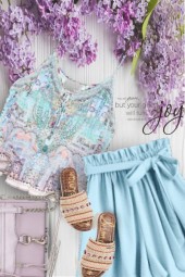 Light Blue and Lilac