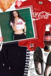 Coca-Cola &amp; Pizza Girl