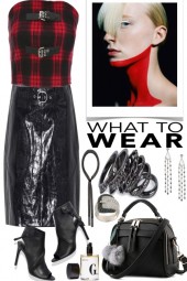 WHAT TO WEAR BLACK WITH RED