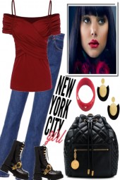 TO NEW YORK WITH RED