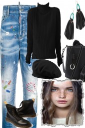 JEANS AND BLACK FOR FALL