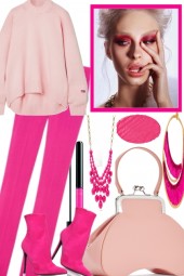 SOFT AND HOT PINK TOGETER