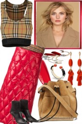 BURBERRY WITH RED