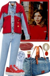 YOUR JEANS -WITH RED