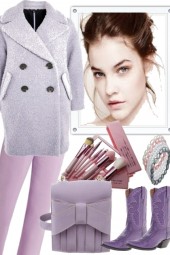 LAVENDER.   COAT