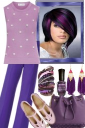  PURPLE AND. . LAVENDER -.