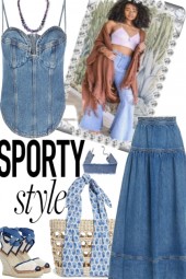 SPORTY DENIM-  - 