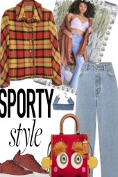 SPORTY JEANS STYLE  90&lt;0