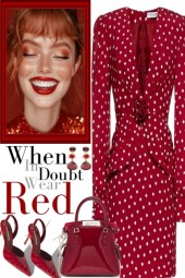 RED AND DOTS...