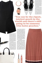 How to wear a Knit Pleated Skirt!