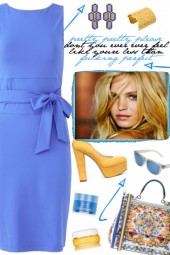 How to wear a Tie Waist Sheath Dress!