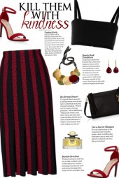 How to wear a Split Pleated Midi Skirt!