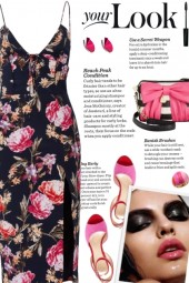 How to wear a Corset Floral Sheath Dress!