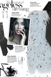How to wear a One Shoulder Feather Dress!