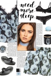 How to wear a Lace Trim Pajama Set!