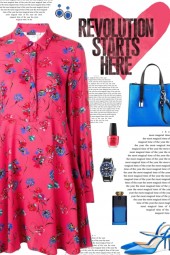 How to wear a Floral Printed Full Sleeve Dress!