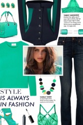 How to wear a Two Toned High Collar Jacket!