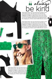 How to wear a Snake-Effect Leather Midi Skirt!
