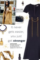 How to wear a Plunging Detail Trumpet Dress!