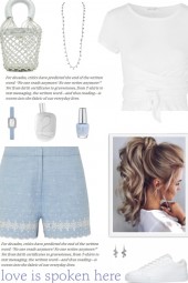 How to wear an Embroidered Cotton Shorts!