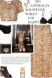 How to wear a Co-Ord Leopard Print Buttoned Set!