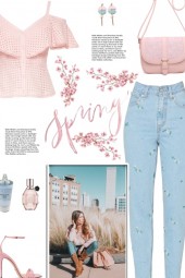 How to wear a Floral Embroidered Mom Jeans!