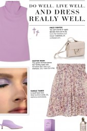 How to wear a Pleated Floral Printed Mini Skirt!