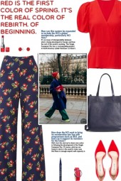 How to wear Floral Printed Flared Trousers!